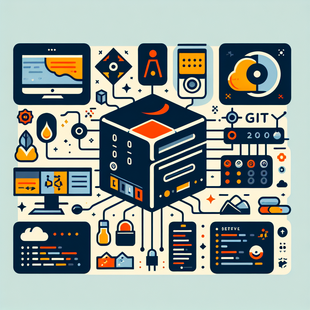 Illustration of the process for installing GitLab on Ubuntu 24.04.